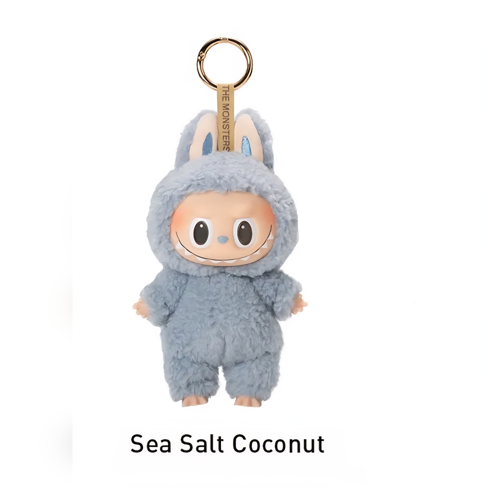 Sea Salt Coconut Blue Plush Doll Keychain
